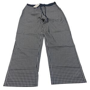 9-5 HANRO Men's Pants Loungewear 100% Cotton Blue Medium